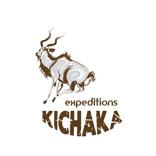 logo for Kichaka Expeditions! A walking safari company in Tanzania, Africa!!