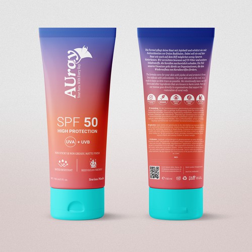 AURAY - the new reef friendly lifstyle sunscreen brand