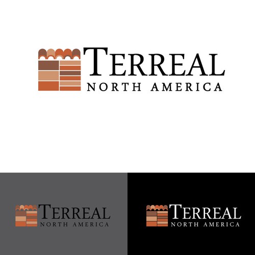 Create a captivating logo for Terreal North America and its contemporary terracotta products