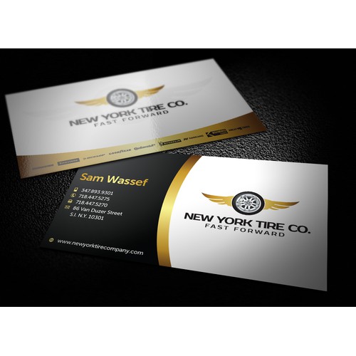  Design a new logo and business card for New York Tire Co. & Service Center .