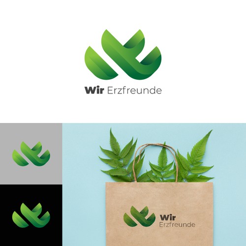 W E Logo Design