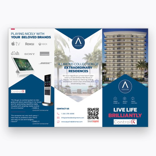 Brochure design for Aqualina