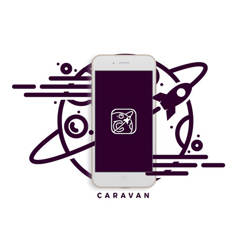 Logo concept for Caravan APP