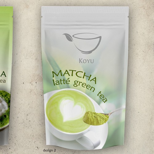 Create matcha green tea latte packaging for the UKs top retailers