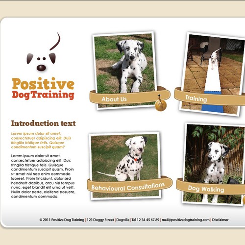 Help Positive Dog Training with a new website design