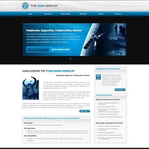 The Odin Group needs a new website design