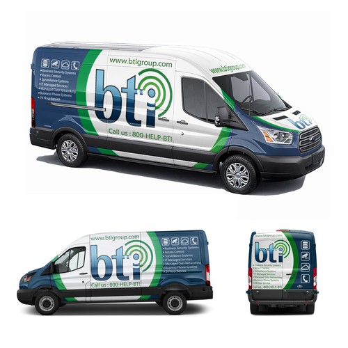 Van Wrap Design for Technology Company