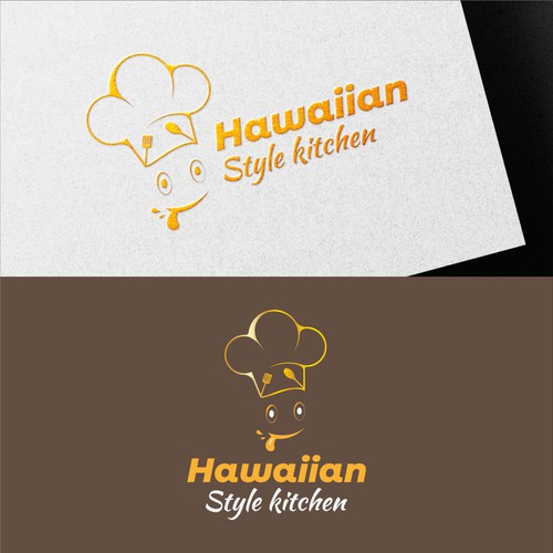 Hawaiian Style Kitchen, Unique Logo Design
