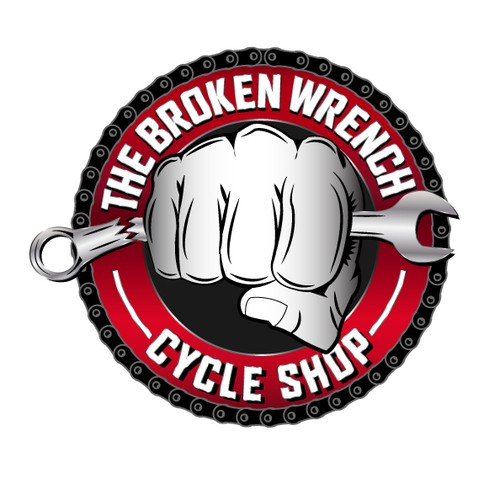 Help The Broken Wrench Cycle Shop with a new logo