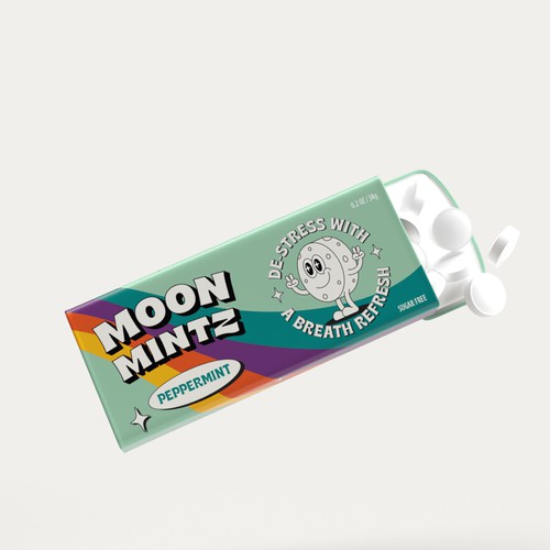 Packaging and logo for a mint company