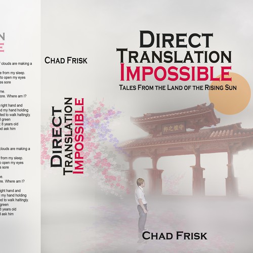 Create a Japanese Themed Book Cover for "Direct Translation Impossible"