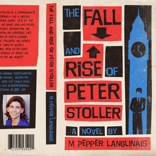 Book Cover design for "The Fall and Rise of Peter Stoller"