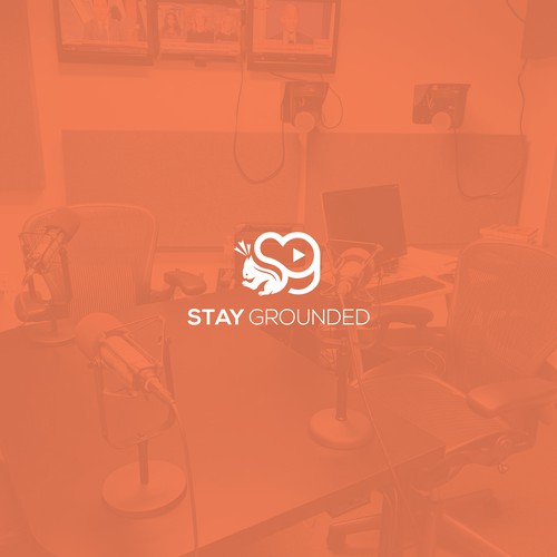 Stay Grounded logo Design for a podcast company