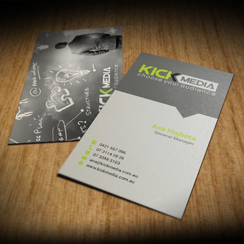 Trendy New Digital Agency requires a B Card Design for their new Brand