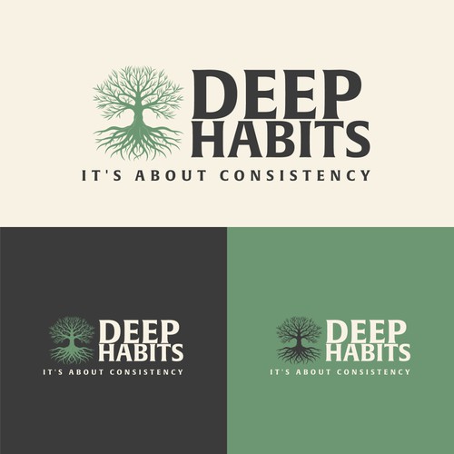 Deep Habits Logo Design
