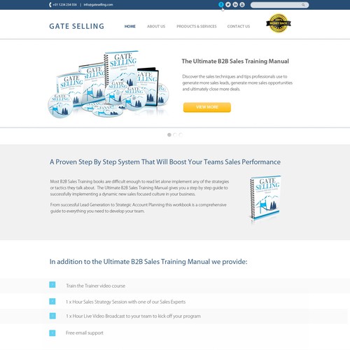 Build an award winning website.