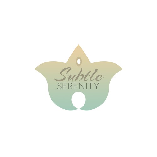 Organic and natural and spiritual logo concept
