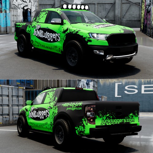 Vehicle wrap for Junkluggers Raptor