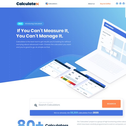Calculator online web app project