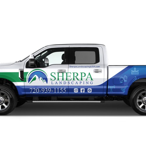 Wrap Design for Landscaping company