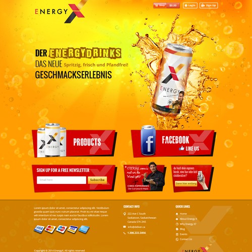 Stylish Redesign for our ENERGYX web shop!