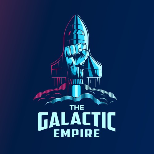 Spaceship Logo for The Galactic Empire