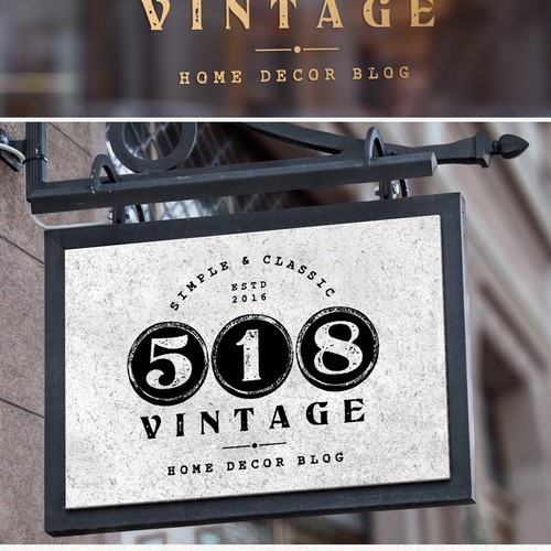 Logo Design for 518 Vintage