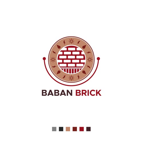 Baban Brick Logo Design