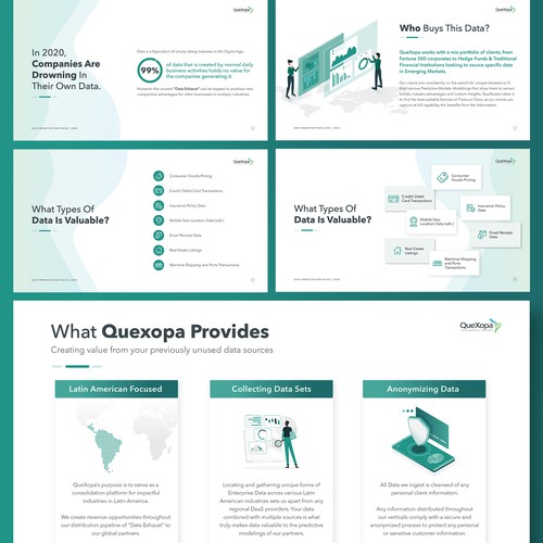 Sales Deck for Financial Data Startup