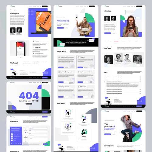 Software development company website