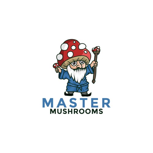 Wizzard logo for master mushrooms