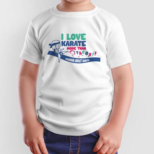 Karate T-shirt Design