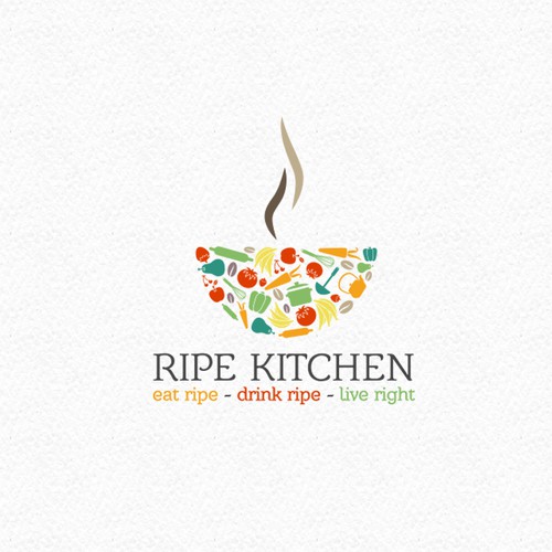 Logo for new Organic and Healthy Restaurant and Cafe