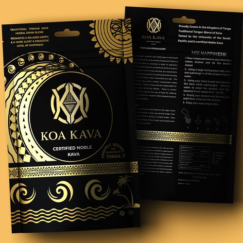 Powerful design for Kava Powder