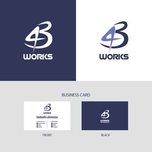 logo 43WORKS version 8