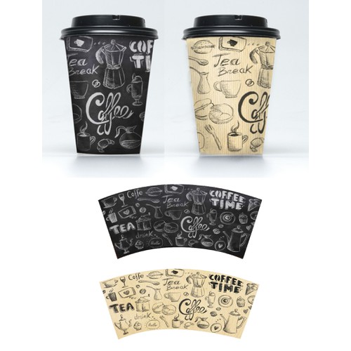 Artwork Design for Paper Cups