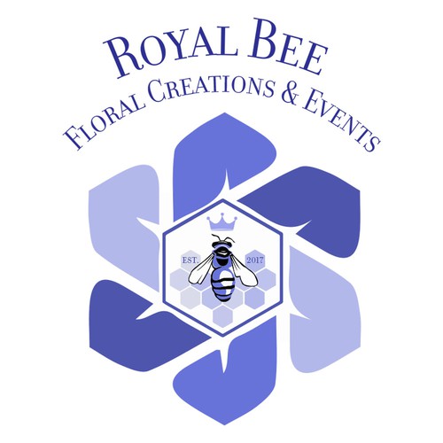 Company Logo for Royal Bee Floral Creations & Events