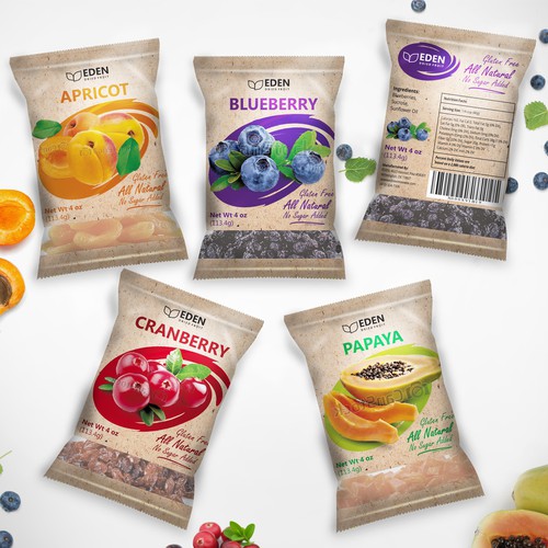 Package designing for Dried Fruit