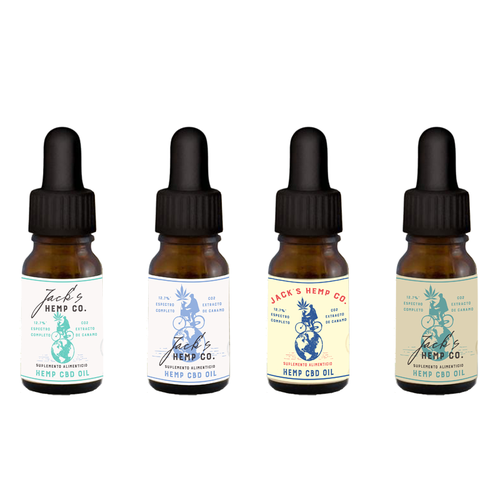 Label design concepts for Hemp CBD product
