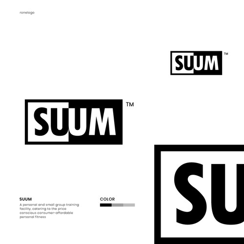 Simple Strong and Clean Logo Design Proposal for SUUM