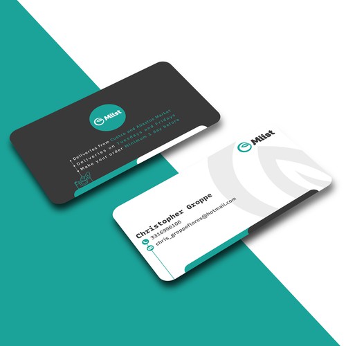 Minimalist Business Card Design For Miist