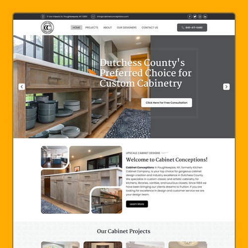 Elegant Kitchen Website – Built from Scratch
