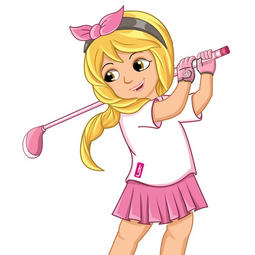 Illustration Girl Golf
