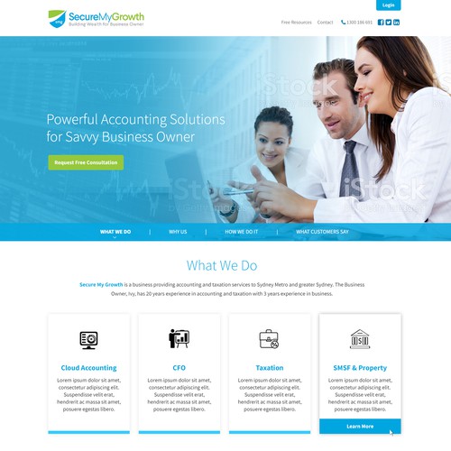 Accounting firm website