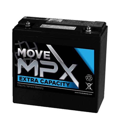 Label design for MOVE Batteries MPX Series