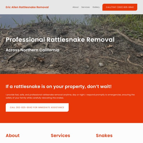 Eric Allen Rattlesanake Removal