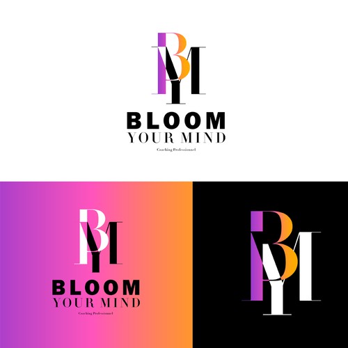 Bloom Your Mind concept logo