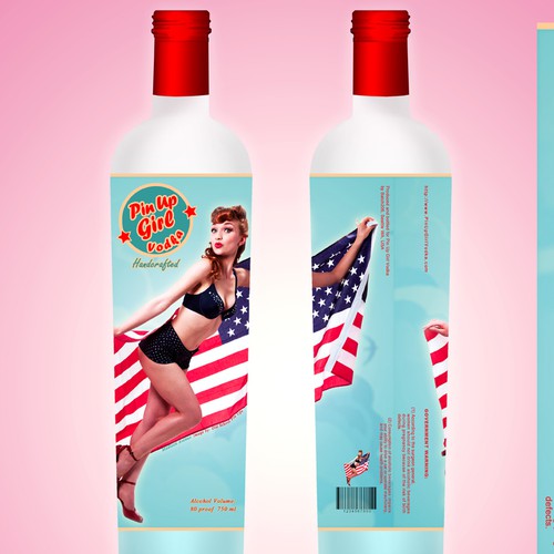 Innovative label needed for Pin Up Girl Vodka