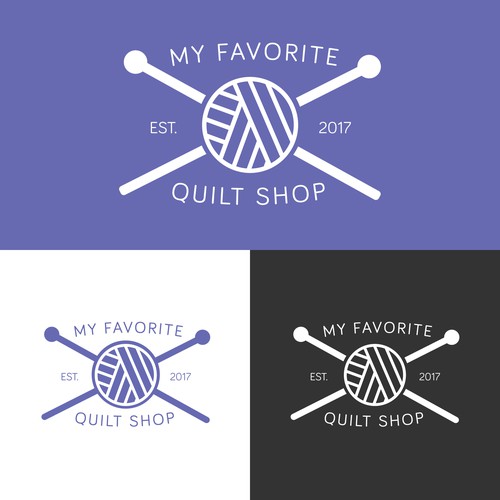 Logo Concept for "My Favorite Quilt Shop" 2