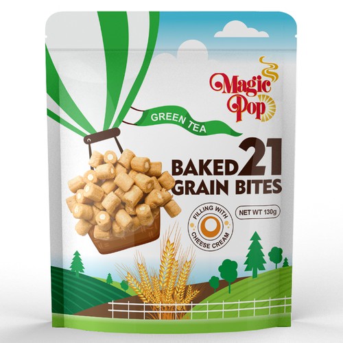 Baked Grain Snack Package